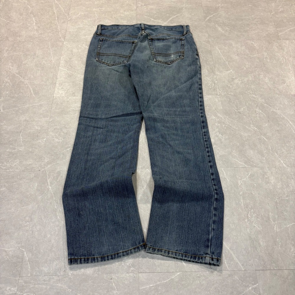 Ocean Pacific Mens Slim Straight Jeans 30x32 Dark Stone Blue Denim OM32Y001S